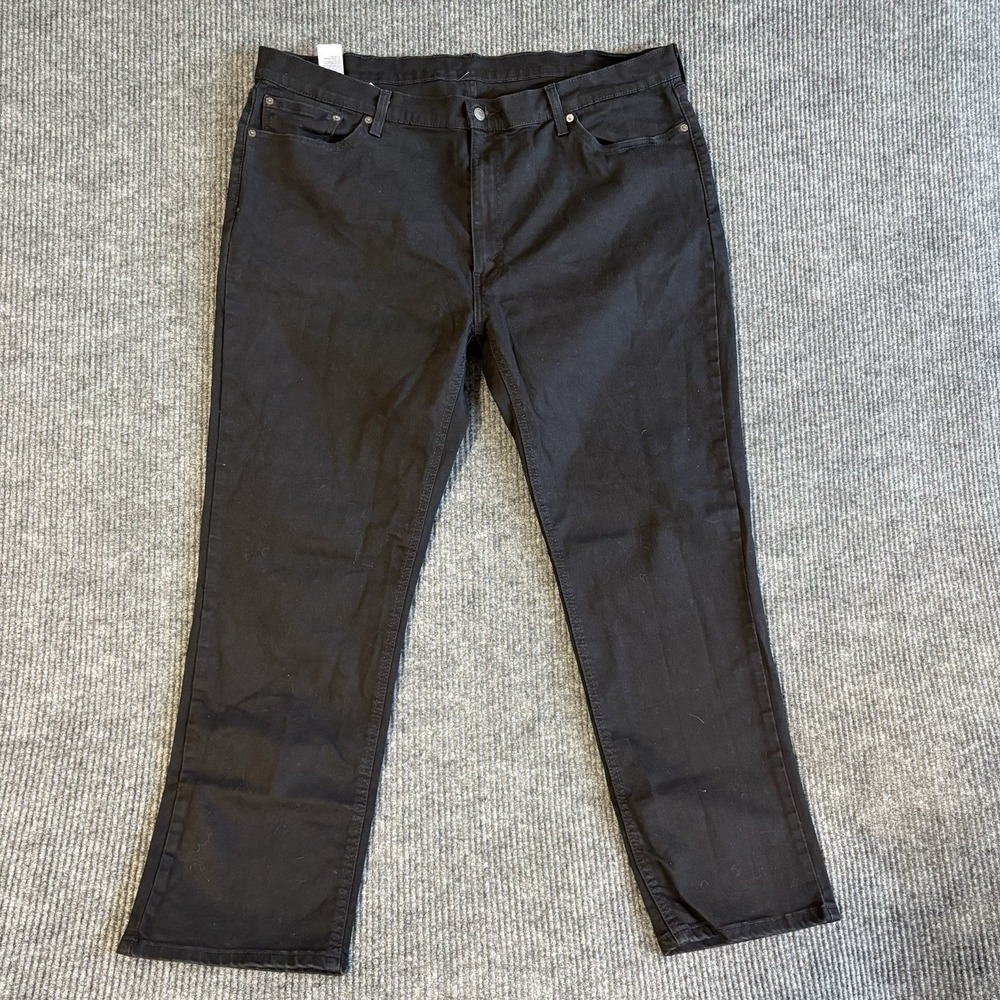 Levis 541 Athletic Taper Black Jeans Mens W42 L28 Denim Pants